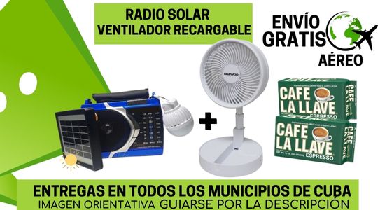 radio-solar-bombillos-y-ventilador-recargable-eléctrico
